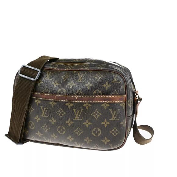 LOUIS VUITTON Monogram Reporter PM Crossbody Shoulder Bag M45254 - Picture 1 of 16